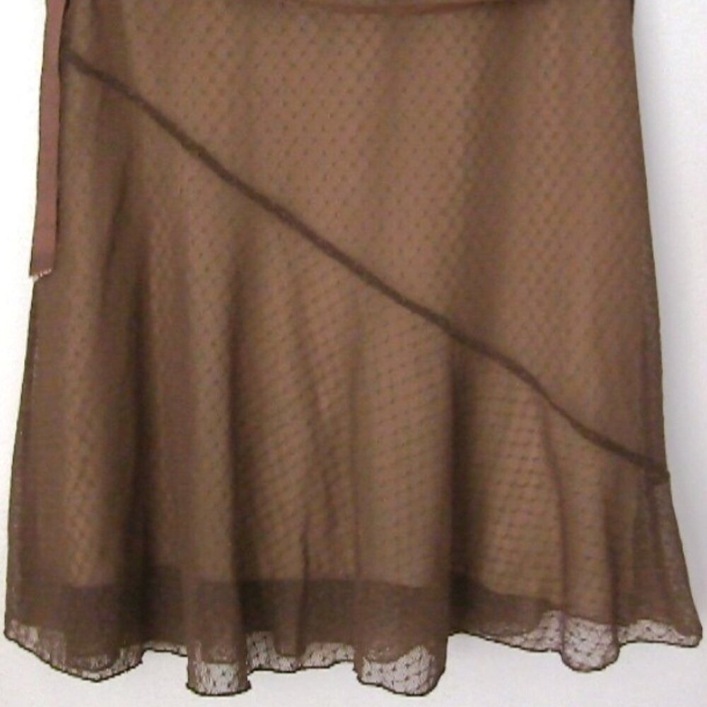 New, Skin Color Lace Skirt with Nude Lining, True Meaning Brand